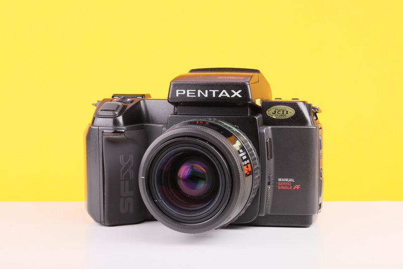 Pentax SFX 35mm Film SLR Camera with Pentax-F 35–70mm Zoom Lens