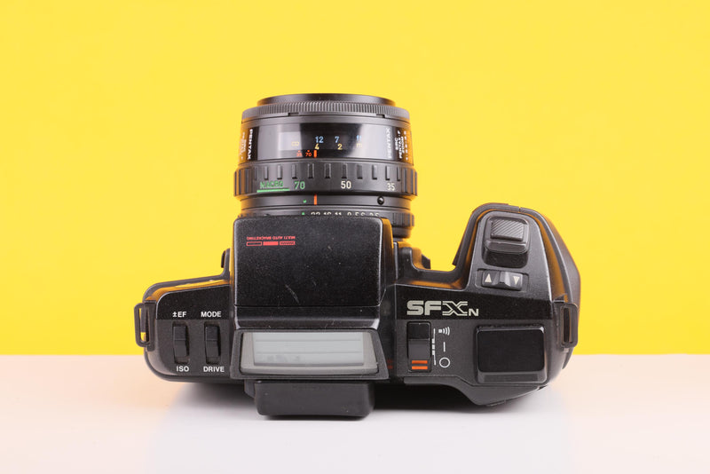 Pentax SFX 35mm Film SLR Camera with Pentax-F 35–70mm Zoom Lens