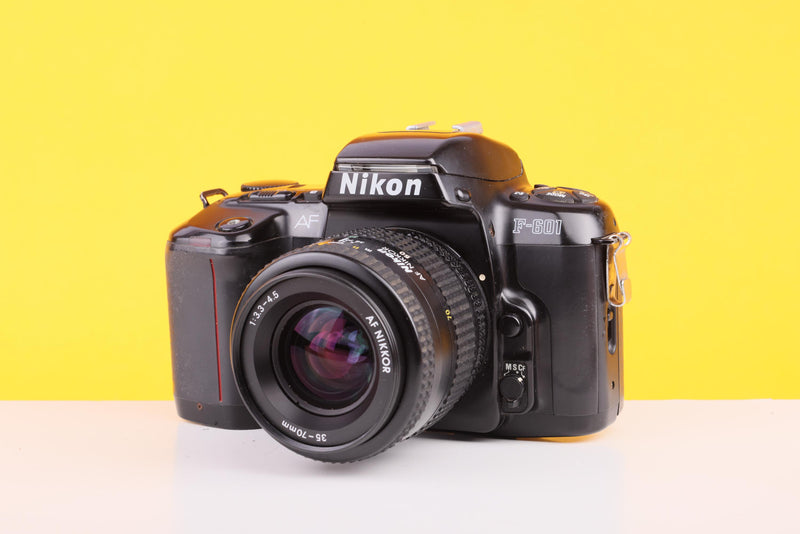 NIkon F-601 35mm SLR Film Camera with Nikkor 35-70mm f3.3-4.5 Lens