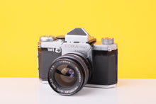 Load image into Gallery viewer, Wirgin Edixa-mat Kadett 35mm Film SLR Camera with Prinzflex Auto Reflex 35mm f/2.8
