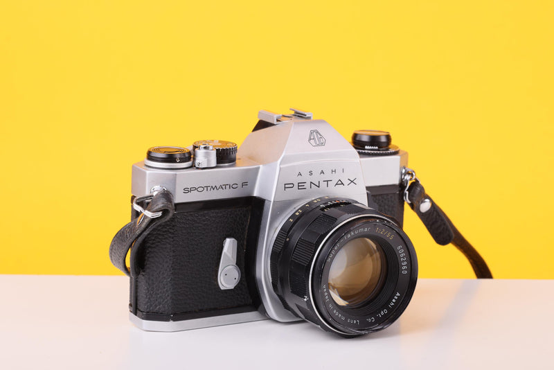 Asahi Pentax Spotmatic F 35mm Film SLR Camera with Super-Takumar 55mm f/2 Lens