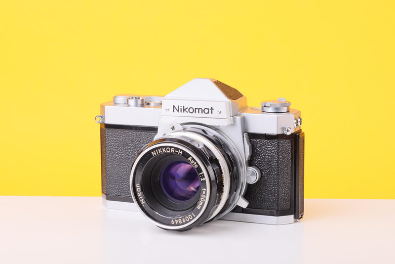 Nikon Nikomat FT 35mm Film SLR Camera with Nikkor-H Auto 50mm f/2 Lens