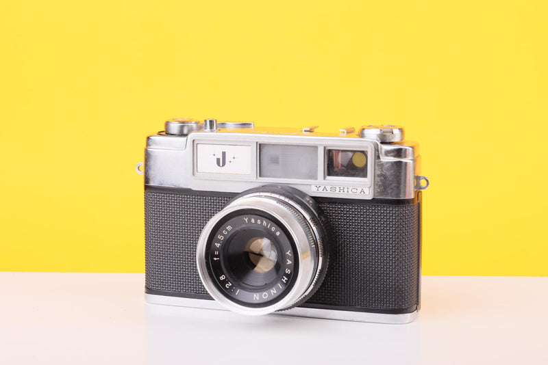 Yashica J 35mm Film Rangefinder Camera – Yashinon 45mm f/2.8 Lens