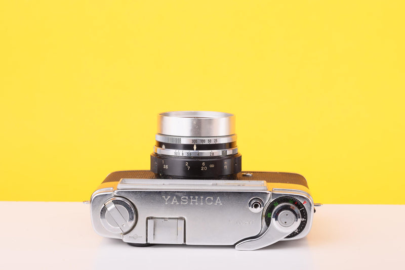 Yashica J 35mm Film Rangefinder Camera – Yashinon 45mm f/2.8 Lens
