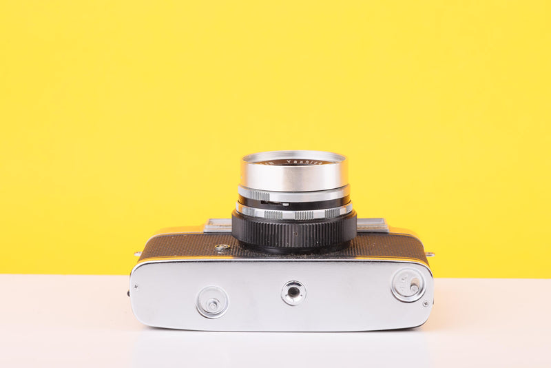 Yashica J 35mm Film Rangefinder Camera – Yashinon 45mm f/2.8 Lens