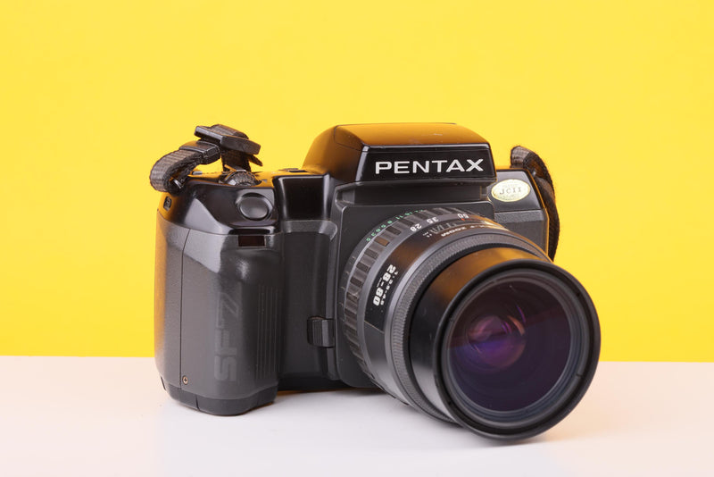 Pentax SF7 35mm Film SLR Camera with Pentax-F 28–80mm f/3.5–4.5 Zoom Lens