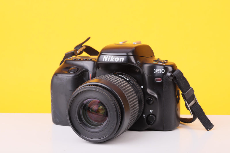 Nikon F50 35mm Film SLR Camera with AF Nikkor 35–80mm Zoom Lens
