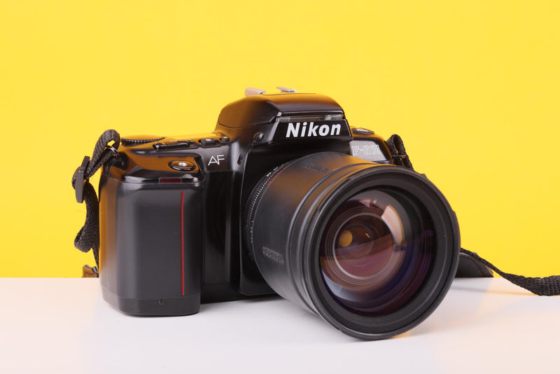 Nikon F-601 35mm Film SLR Camera with Tamron AF 28-100mm Aspherical Zoom Lens
