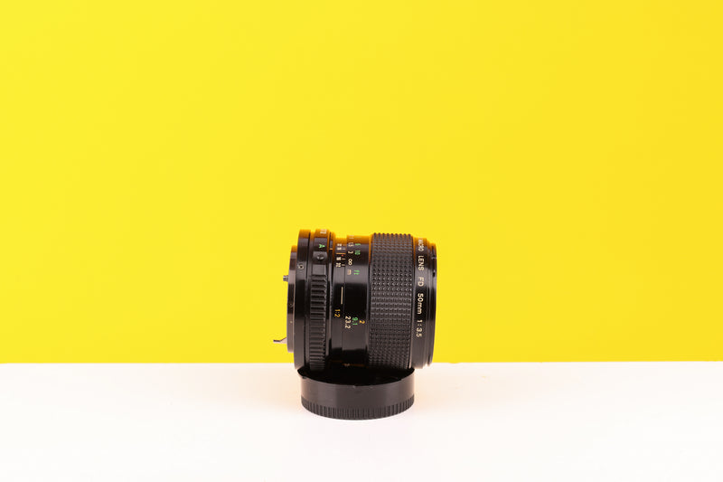 Canon FD 50mm f3.5 Macro Lens for Canon FD Mount