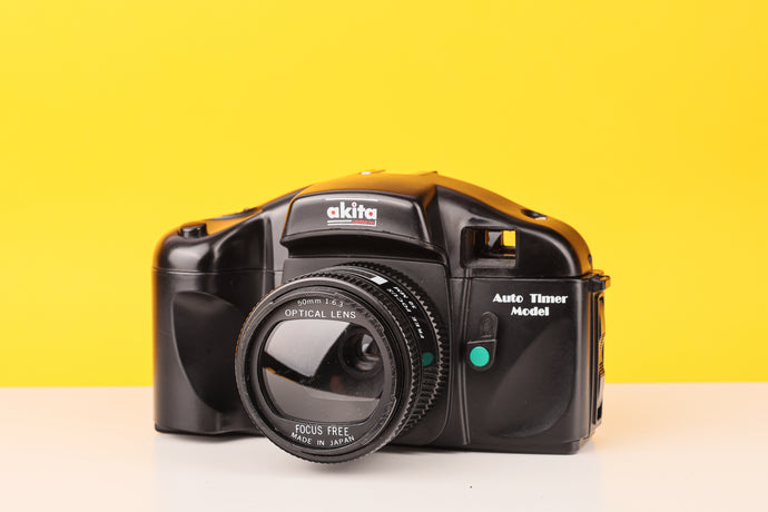 Akita Auto Timer Focus Free 35mm Film Camera