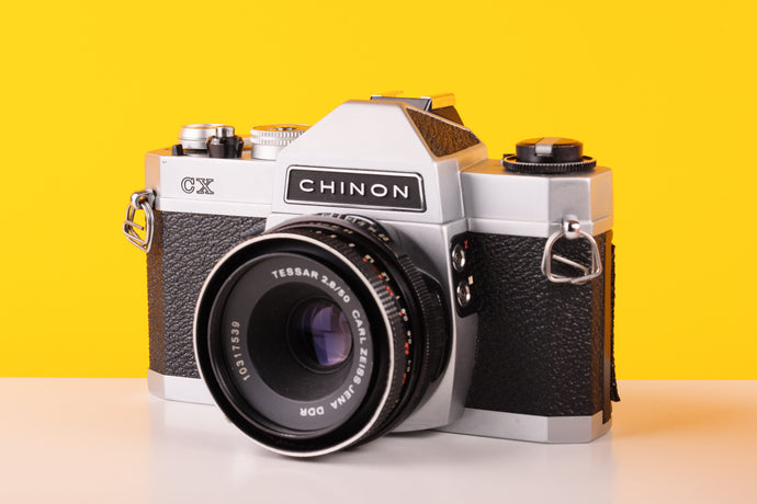 Chinon CX 35mm SLR Film Camera with Carl Zeiss Jena 50mm f/2.8