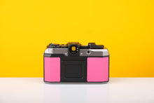 Load image into Gallery viewer, Pentax 17 35mm Half Frame Film Camera Blue Pink + FREE Expired Film Roll + 1 VCH T-shirt

