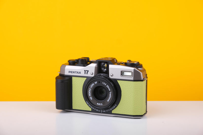 Pentax 17 35mm Half Frame Film Camera Lime Skin