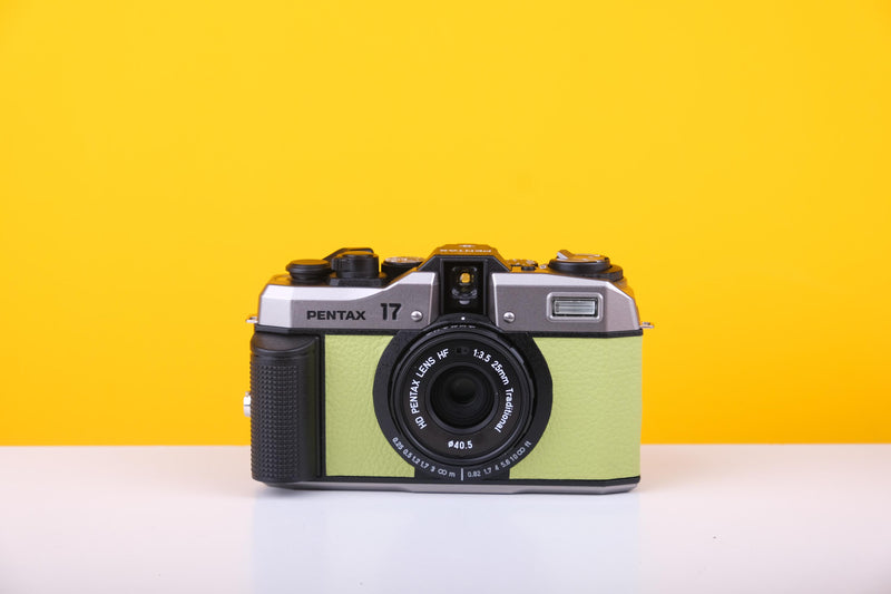 Pentax 17 35mm Half Frame Film Camera Lime Skin
