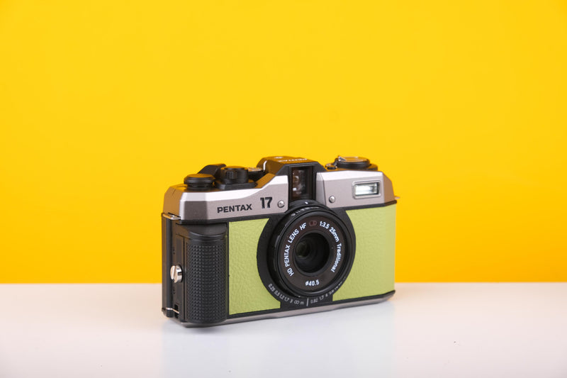 Pentax 17 35mm Half Frame Film Camera Lime Skin
