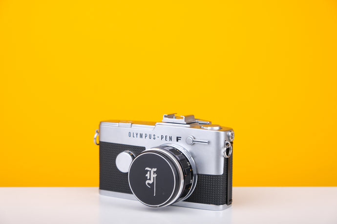 Olympus PEN F 35mm SLR Film Half Frame Camera With 38mm f1.8 Lens