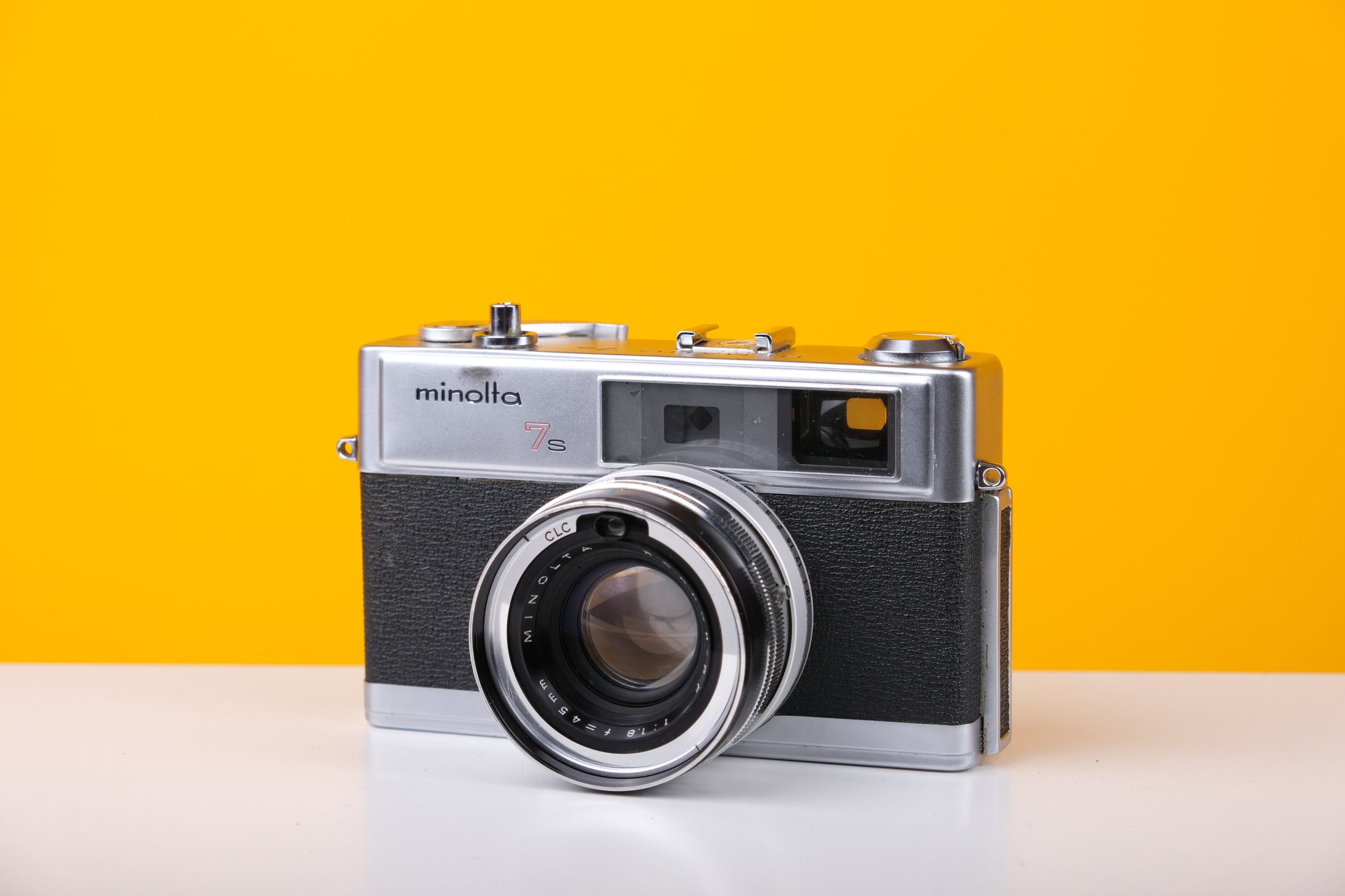 Minolta Hi-Matic 7S Vintage 35mm Film Camera  with Rokkor 45mm f1.8 Lens