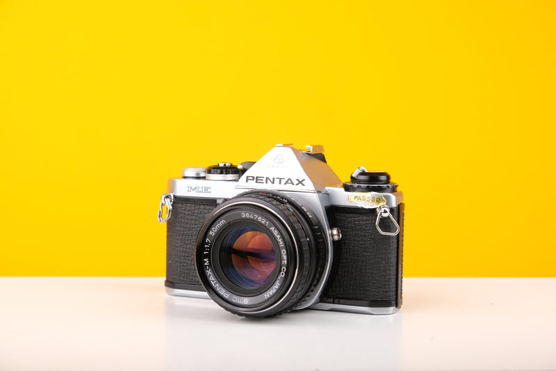 Pentax ME 35mm SLR Film Camera with SMC Pentax-M 50mm f1.7 Lens
