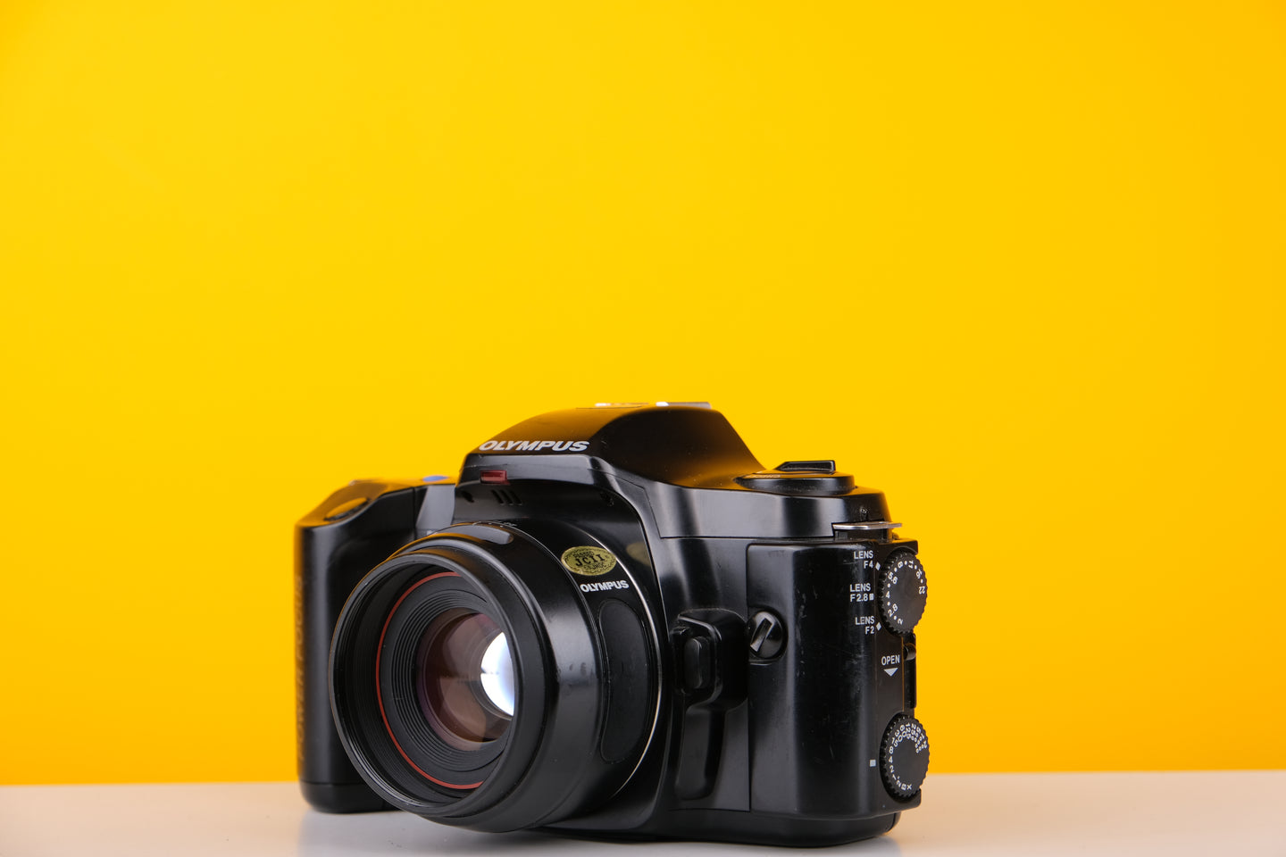 Olympus OM101 35mm SLR Film Camera with 50mm f2 Lens and Manual Adaptor