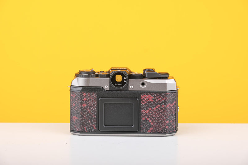 Pentax 17 35mm Half Frame Film Camera Red Black Skin