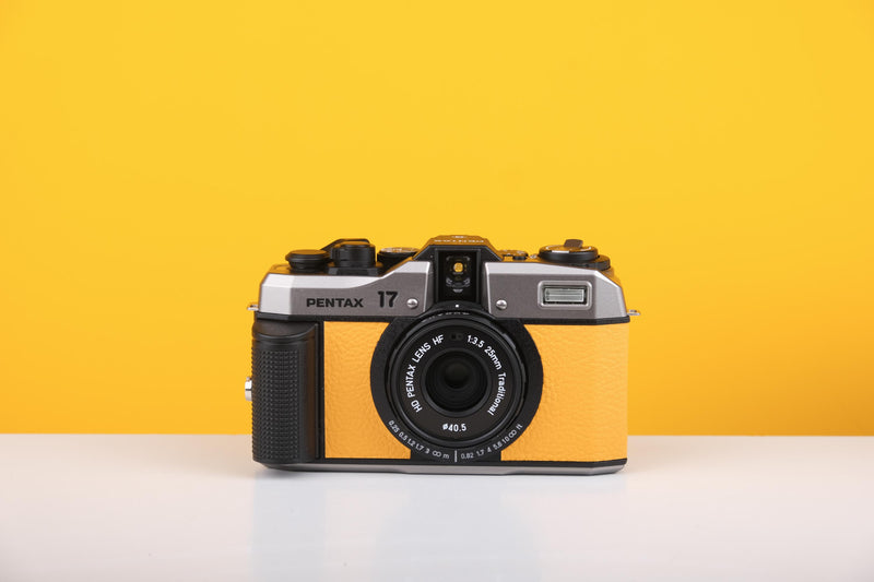 Pentax 17 35mm Half Frame Film Camera Yelow Skin
