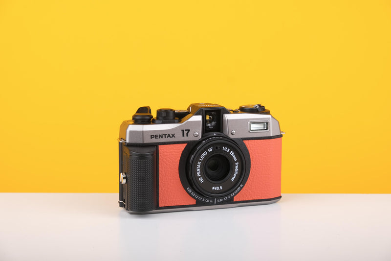 Pentax 17 35mm Half Frame Film Camera Orange Skin