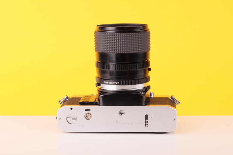 Olympus OM30 Vintage SLR 35mm Film Camera with Miranda 28-70mm f3.5 Zoom Lens