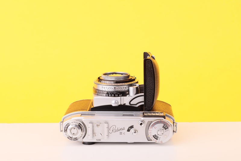 Kodak Retina IIIc 35mm Folding Film Camera With Retina-Xenon C 50mm f/2 Lens