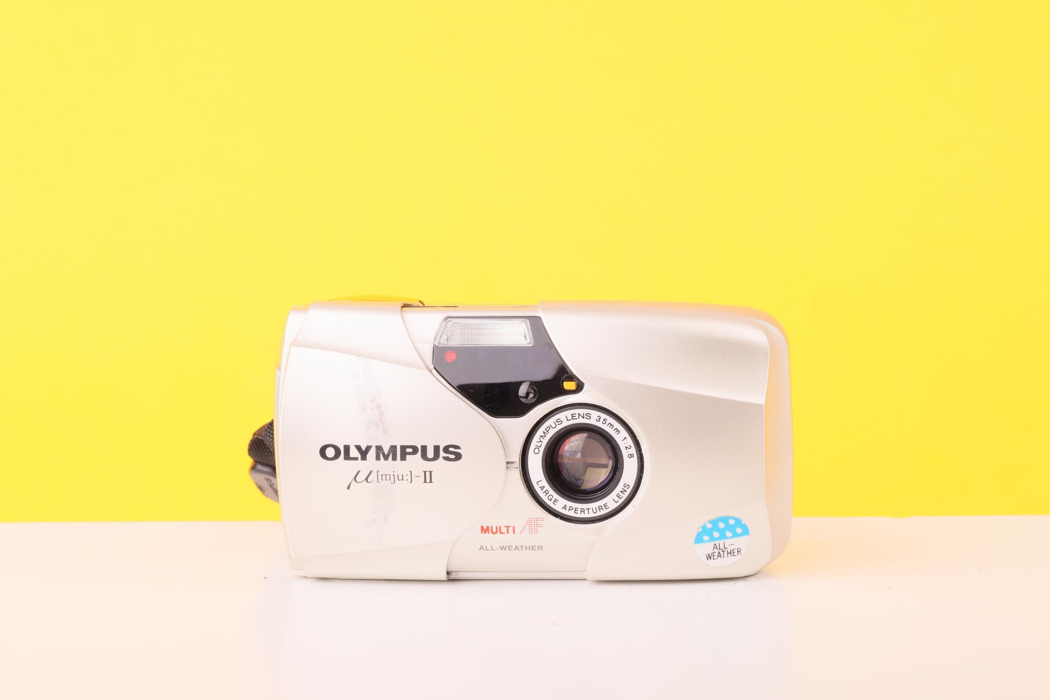 Olympus Mju II Champagne 35mm Point and Shoot Film Camera