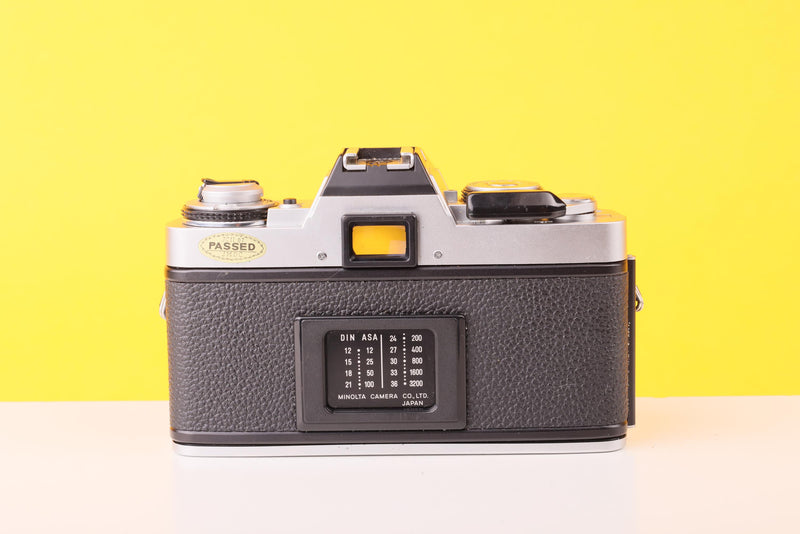 Minolta XG-M 35mm SLR Film Camera with Minolta MD Rokkor 50mm f1.7 Lens