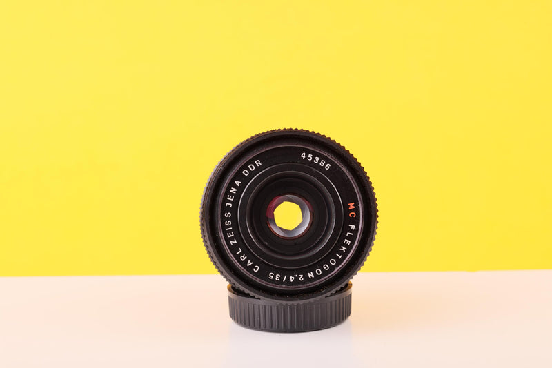 Carl Zeiss Jena DDR MC Flektogon 35mm f/2.4 Lens M42 Mount