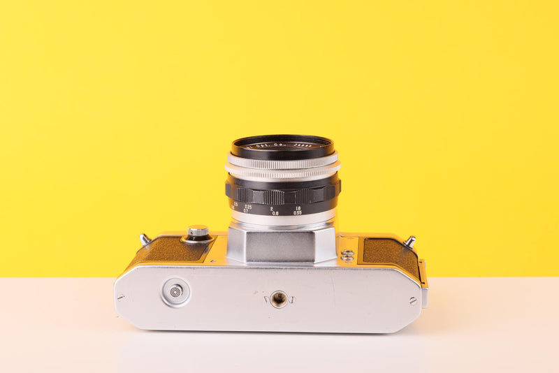 Asahi Pentax AP 35mm Film Camera with Asahi Takumar 55mm f/2.2 Lens