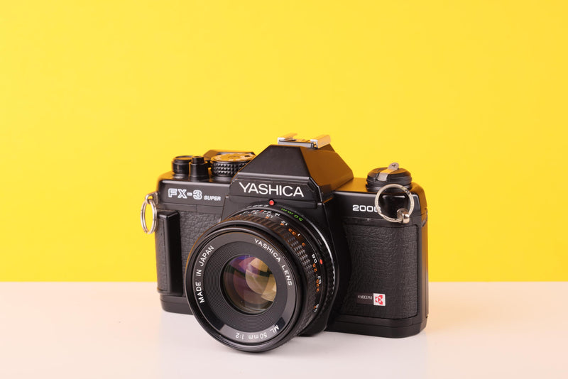 Yashica FX-3 Super 2000 35mm Film Camera with Yashica 50mm f/2 Lens