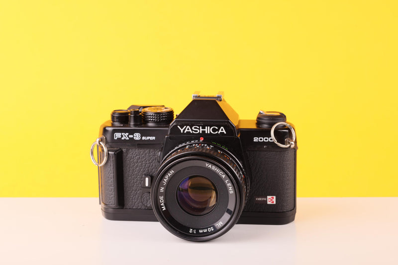 Yashica FX-3 Super 2000 35mm Film Camera with Yashica 50mm f/2 Lens