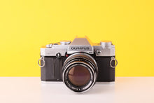 Load image into Gallery viewer, Olympus OM30 Vintage Slr 35mm Film Camera with Zuiko 100mm f2.8 Prime Lens
