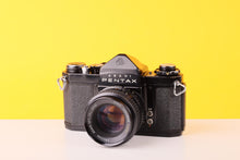 Load image into Gallery viewer, Asahi Pentax SV Black 35mm Film Camera with SMC Takumar 55mm f/2 Lens
