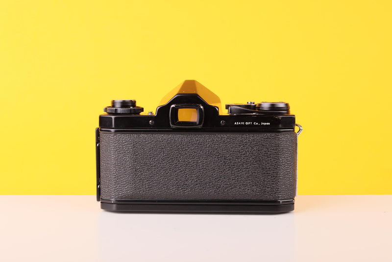 Asahi Pentax SV Black 35mm Film Camera with SMC Takumar 55mm f/2 Lens