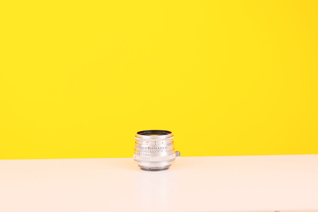 Jupiter 3 5cm f/2 M39 Mount Russian Lens