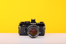 Load image into Gallery viewer, Olympus OM2 Black 35mm Film Camera with Zuiko  50mm f/1.4 Lens
