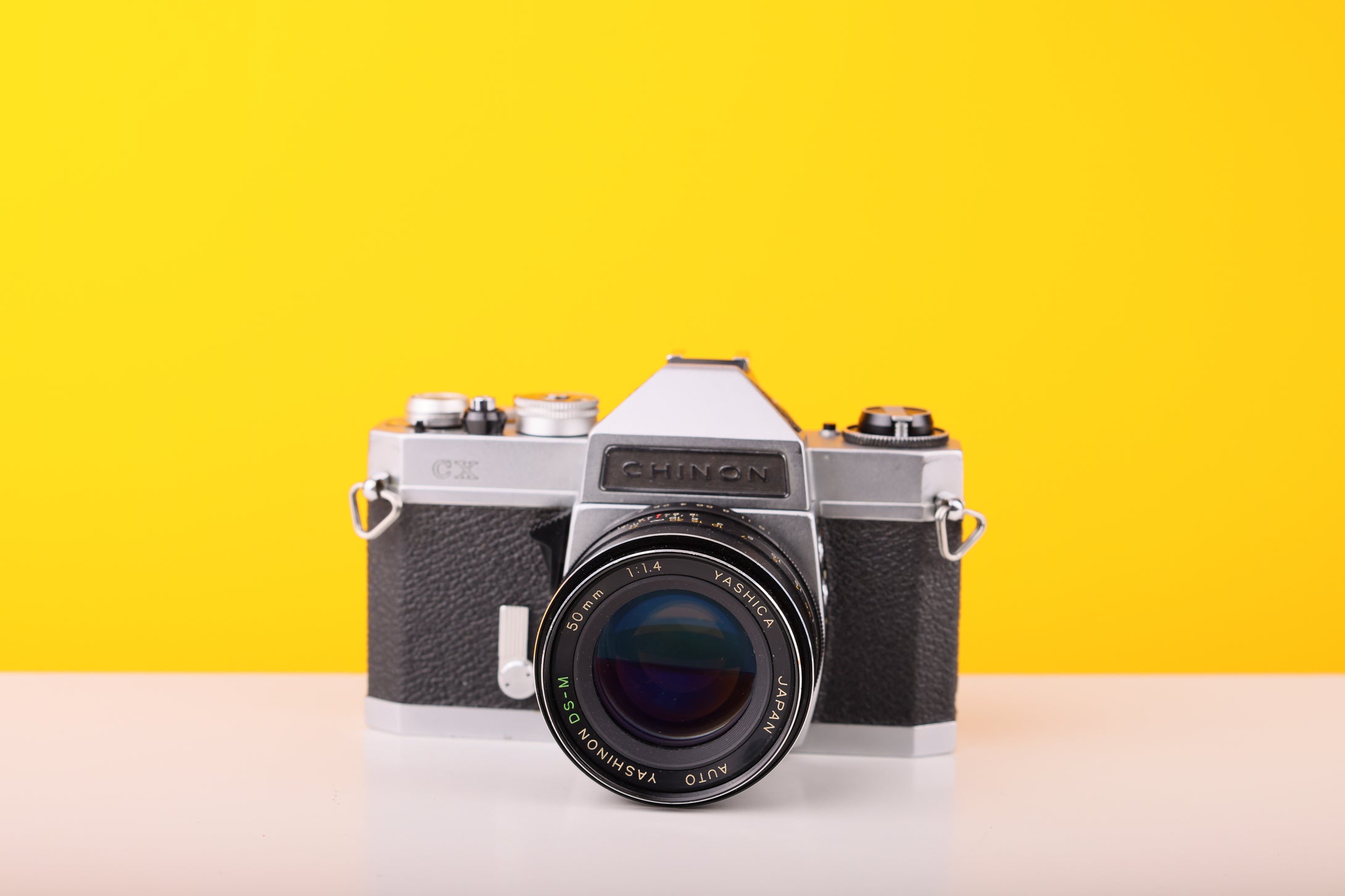 Chinon CX 35mm SLR Film Camera with Yashica 50mm F1.4 Lens