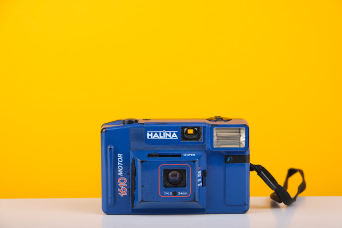 Halina 1610 Motor 35mm Point and Shoot Film Camera