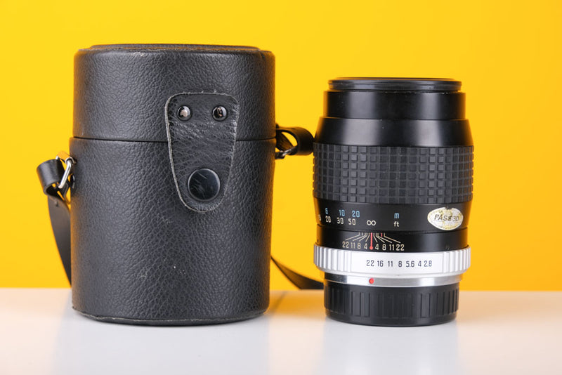 Hoya Tele-Auto 135mm f2.8 PK Mount Prime Lens with Leather Case