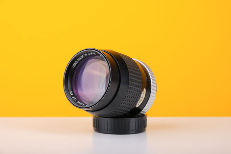 Hoya Tele-Auto 135mm f2.8 PK Mount Prime Lens with Leather Case