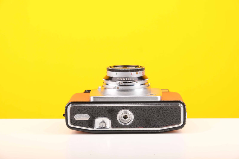 Ilford Sportsman 35mm Viewfinder Film Camera in Orange