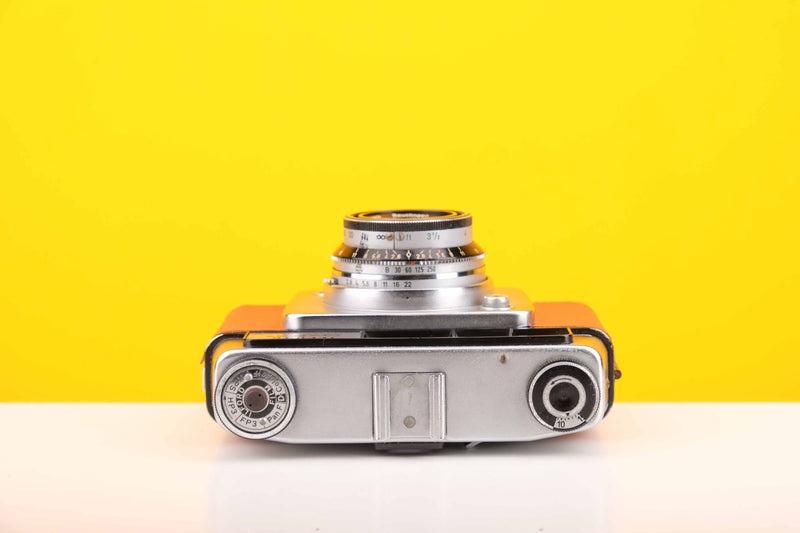 Ilford Sportsman 35mm Viewfinder Film Camera in Orange