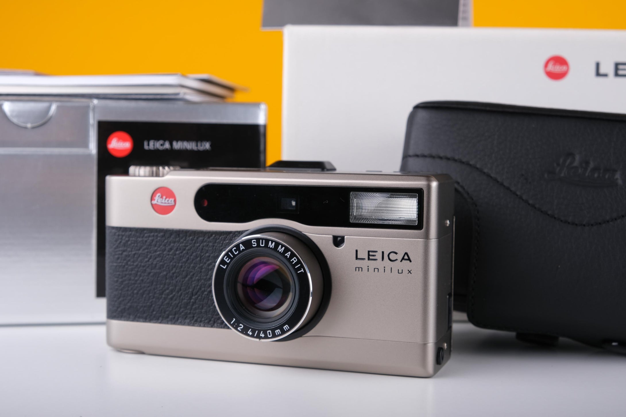 Leica Minilux 35mm Film Camera Point and Shoot