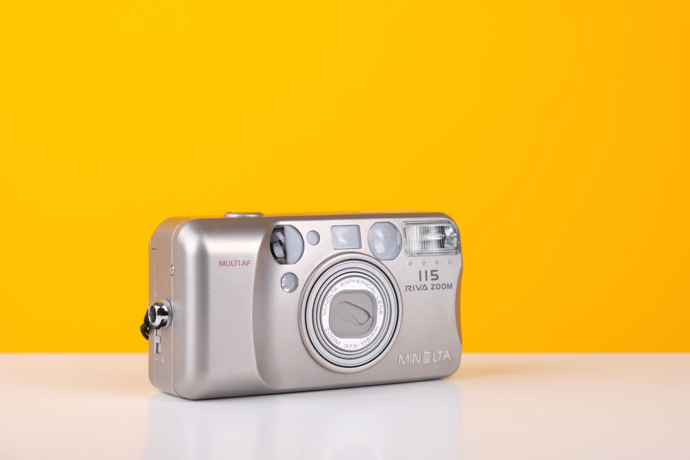 Minolta 115 Riva Zoom 35mm Point and Shoot Film Camera