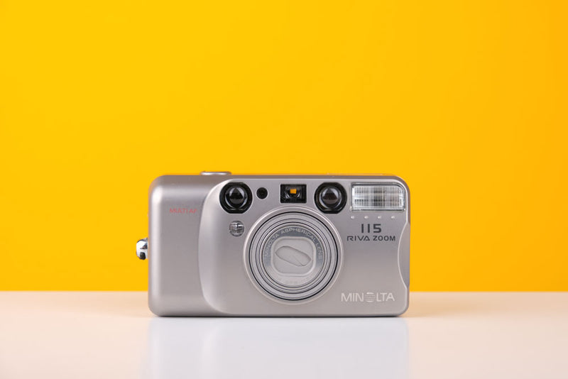 Minolta 115 Riva Zoom 35mm Point and Shoot Film Camera