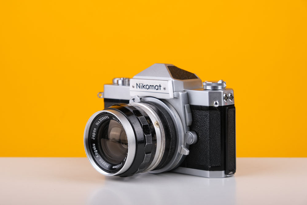 Nikon Nikomat FTN 35mm Film Camera with Nikkor-s 35mm f/2.8 Lens