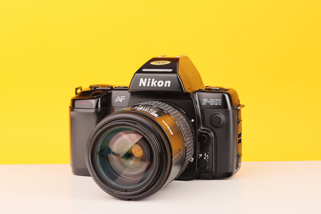 Nikon AF F801 35mm SLR Film Camera with AF Nikkor 35-105mm F3.5-4.5 Lens